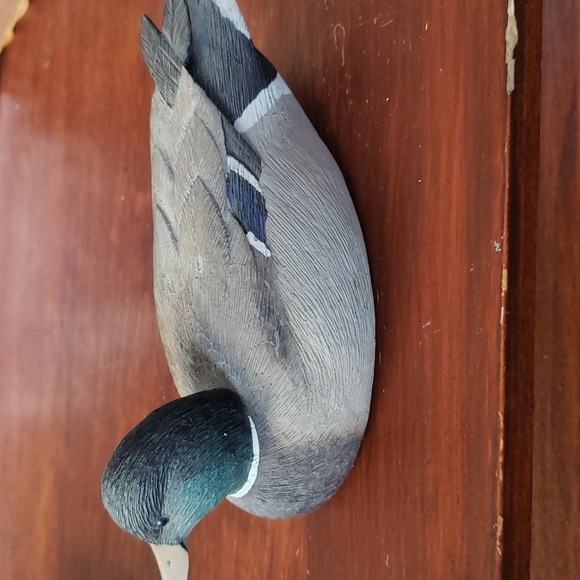 Two vintage Miniature Mallards Signed by Joe Weaver - Picture 7 of 9